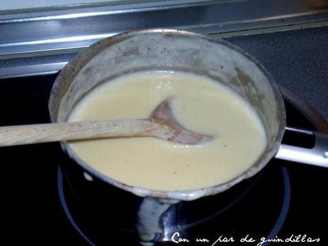 Canelones de pollo y foie