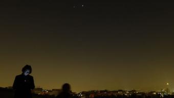 Júpiter y Venus brillando juntos