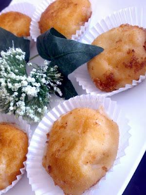 Bolas de patata de boletus y queso