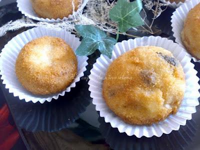 Bolas de patata de boletus y queso
