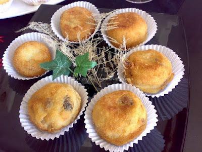 Bolas de patata de boletus y queso