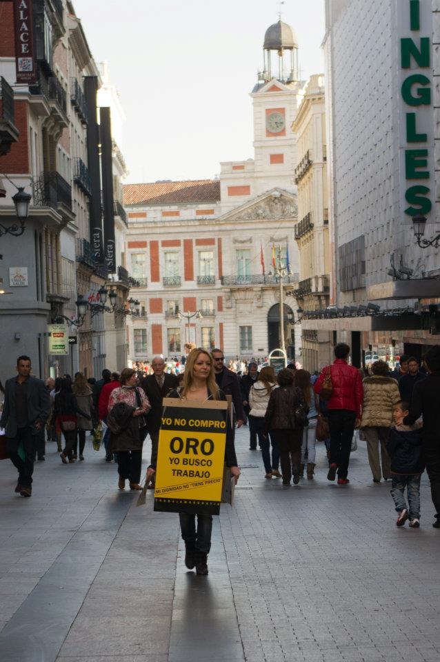 Yo no compro oro, busco trabajo