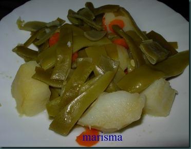 Judías verdes con jamón