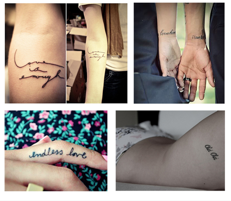 LOVE, love, love ... Tattos