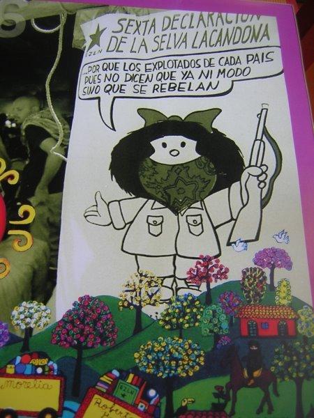 Mafalda cumple 50 años (y ahora es zapatista)