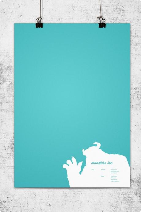 Pixar Minimal Posters pixar posters