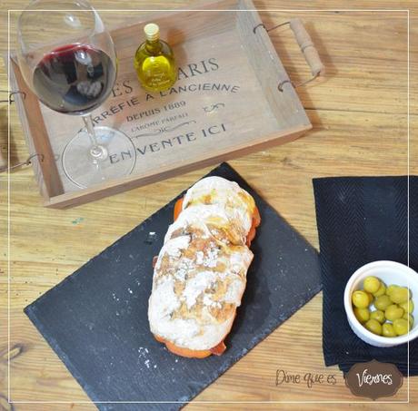 Bocadillo campero, en pan de chapata rustica aromatica para el #diadelsuperbocadillo Bocadillo campero, en pan de chapata rustica aromatica para el #diadelsuperbocadillo