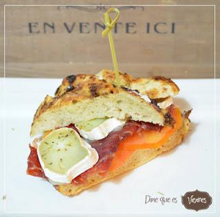 Bocadillo campero, en pan de chapata rustica aromatica para el #diadelsuperbocadillo Bocadillo campero, en pan de chapata rustica aromatica para el #diadelsuperbocadillo