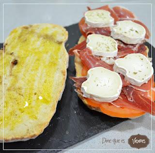 Bocadillo campero, en pan de chapata rustica aromatica para el #diadelsuperbocadillo