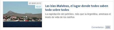 Malvinas: Una mirada desde la experiencia como mensaje