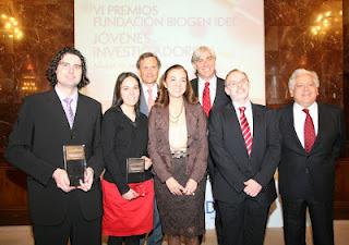 La Fundación Biogen Idec entrega los VI Premios a jóvenes investigadores españoles