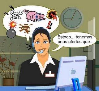 Telemarketing agresivo y no deseado