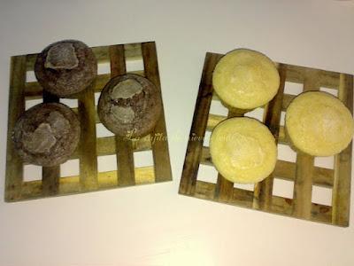 Tartas corazón de natillas para dos