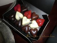 Tartas corazón de natillas para dos