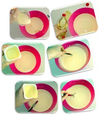 Tartas corazón de natillas para dos