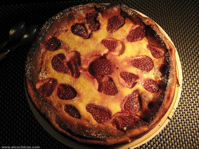 Tarta de fresa y queso