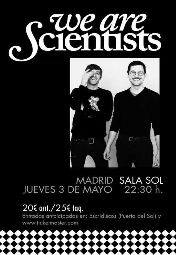 We Are Scientist en Madrid el próximo 3 de Mayo