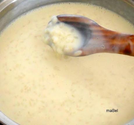 Arroz con leche condensada