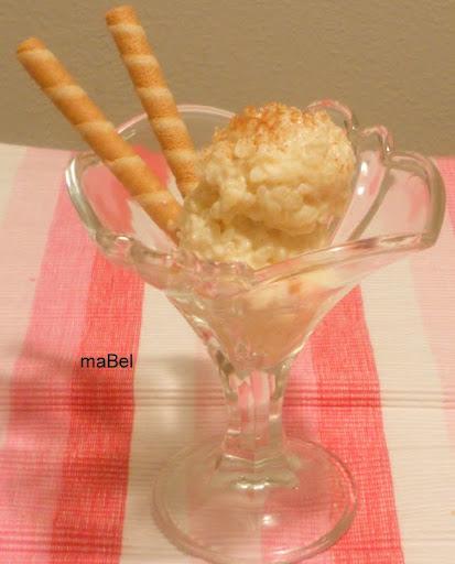 Arroz con leche condensada