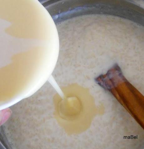 Arroz con leche condensada