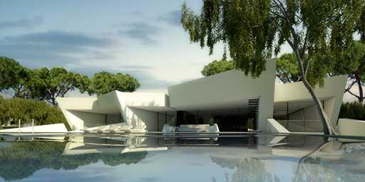 A-cero presenta el proyecto para la realización de una vivienda en Portugal