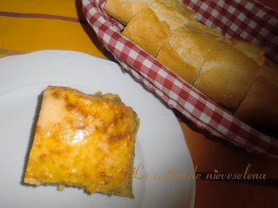 Lasaña con bechamel de calabaza