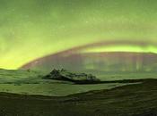 Auroras verdes sobre Islandia