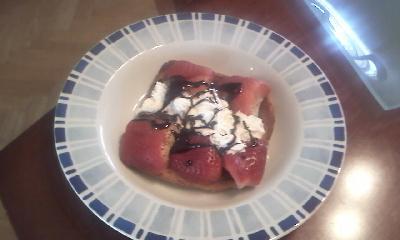 Fresas al vinagre de Módena