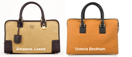 Parecidos razonables: Amazona de Loewe y bolso de Victoria Beckham
