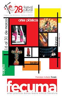 Hoy  el Festival Cultural de Marzo (FECUMA) en Lagos de Moreno