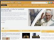Cuba lanza sitio sobre visita Benedicto