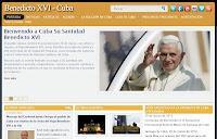 Cuba lanza sitio web sobre visita de Benedicto XVI