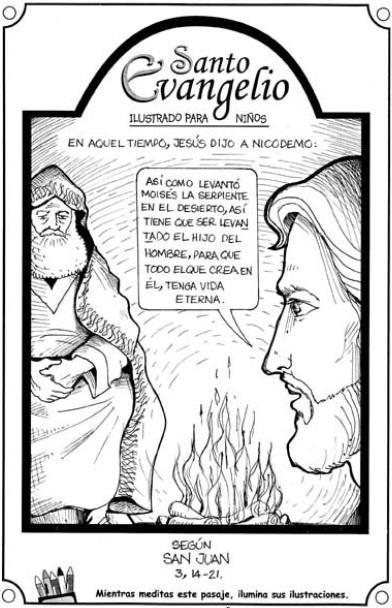 EVANGELIO DOMINICAL EN CÓMIC: 18 DE MARZO DEL 2012 (IV DOMINGO DE CUARESMA)