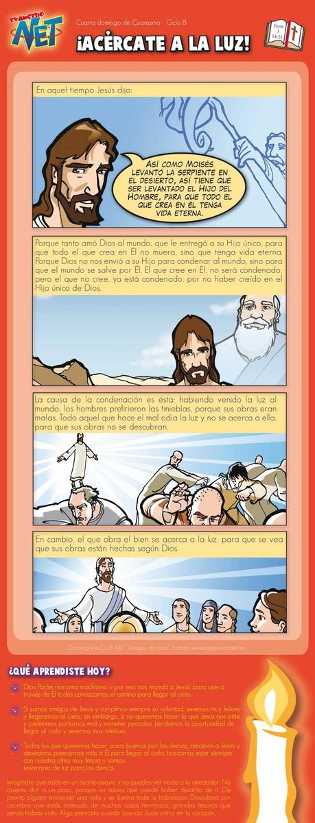 EVANGELIO DOMINICAL EN CÓMIC: 18 DE MARZO DEL 2012 (IV DOMINGO DE CUARESMA)