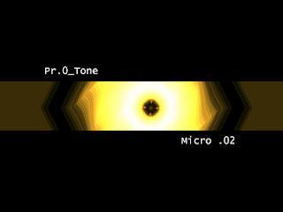 PR.O TONE - MICRO .01. / MICRO .02 PR.O TONE - MICRO .01. / MICRO .02