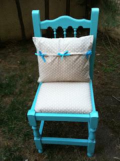 Antes y Después: La silla color turquesa de Marisa