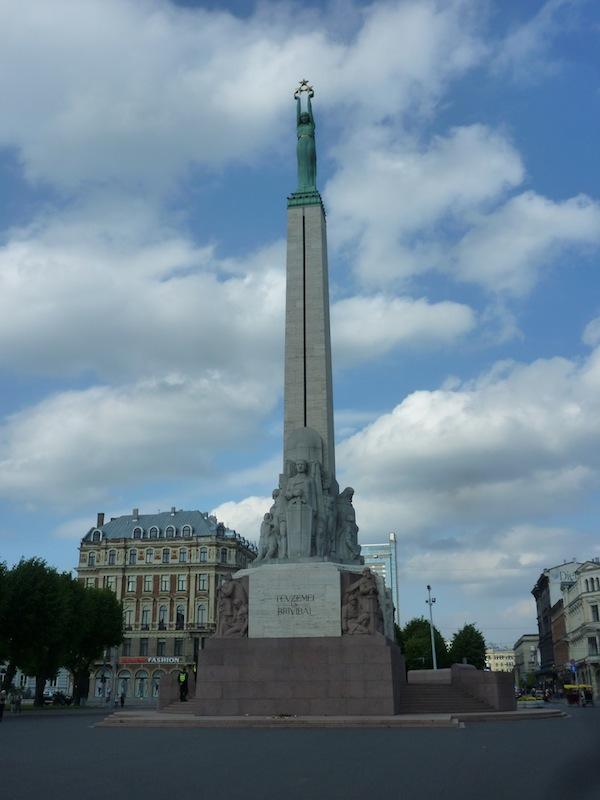 Monumento de la Libertad, Riga, Letonia