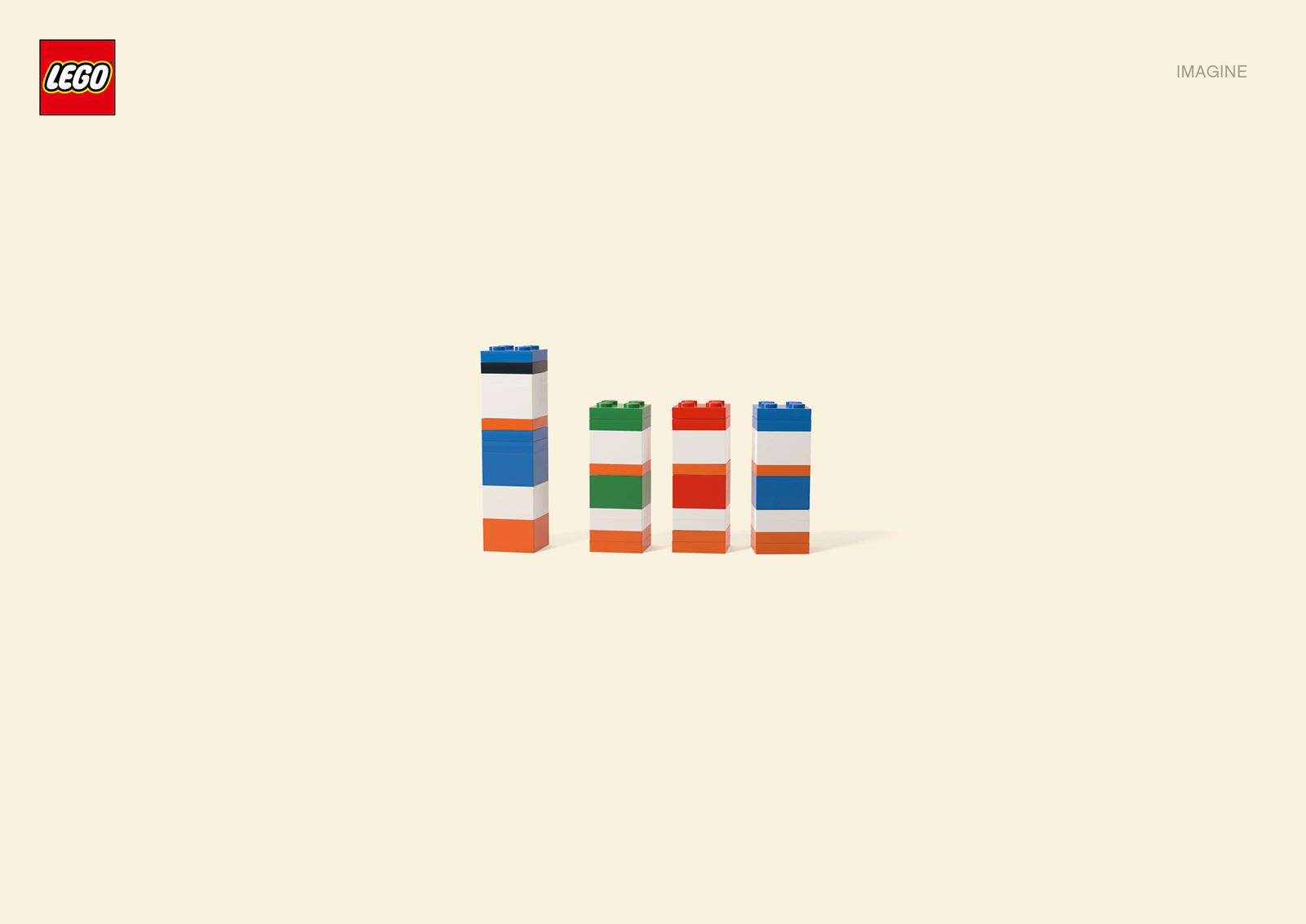 Gráficas minimalistas de Lego con personajes de nuestra infancia