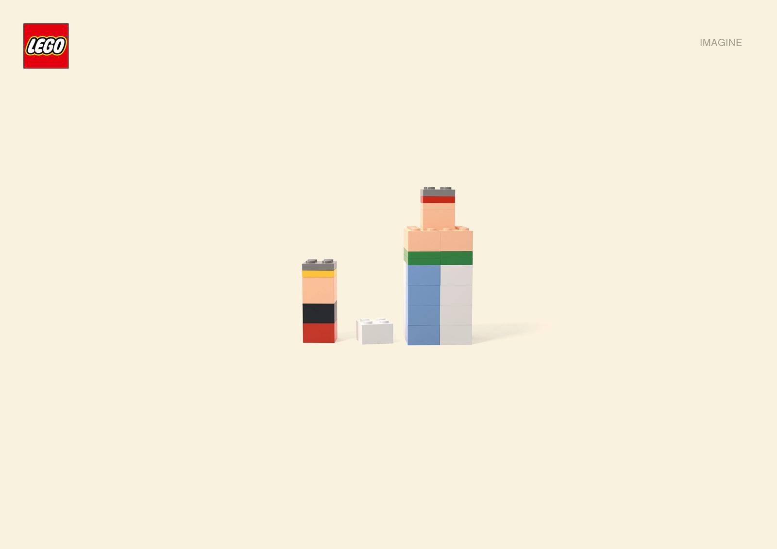 Gráficas minimalistas de Lego con personajes de nuestra infancia