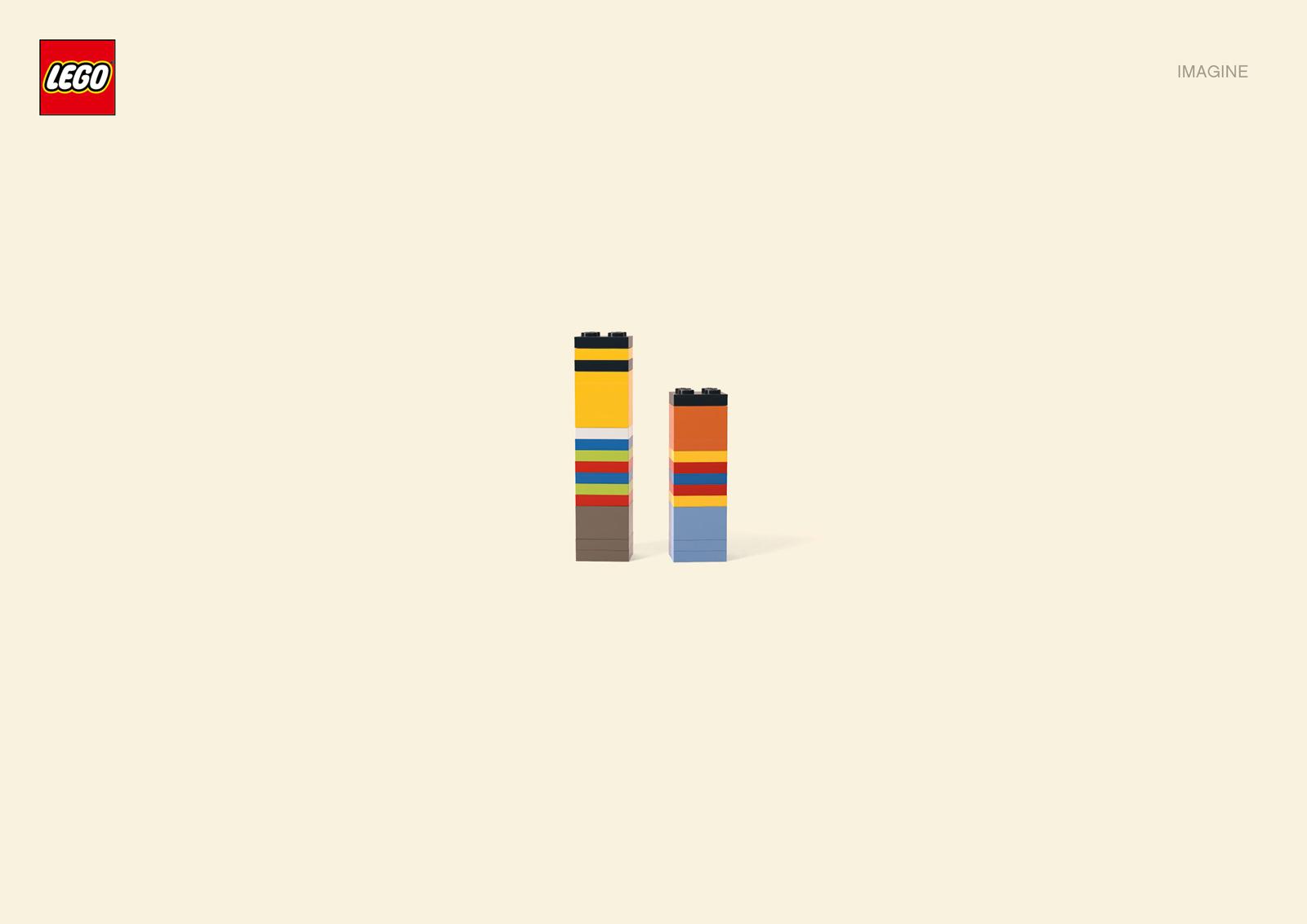Gráficas minimalistas de Lego con personajes de nuestra infancia