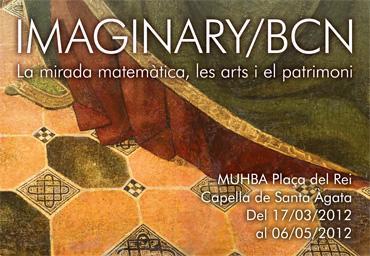 Cartel de la Exposición «La mirada matemática, las artes y el patrimonio» en el Muhba