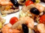 Canapés frutti mare negro Westfalia