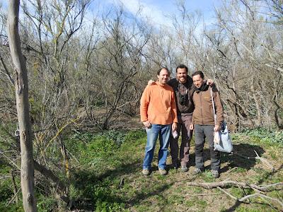 Anillamiento en la zona de La Quintanilla, Paraje Natural del Brazo del Este (SE)