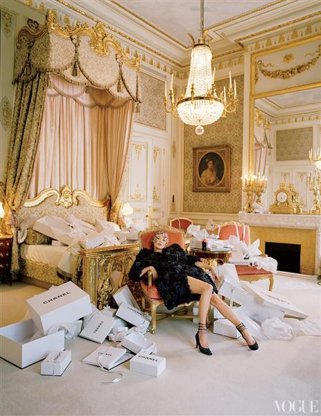 Kate Moss en el Ritz de París