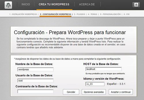 Guía para instalar WordPress con WP Wizard en localhost: Xampp