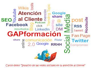 GAPformación invita curso demo 'Impacto redes sociales atención cliente'