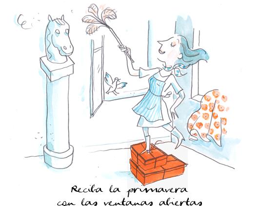Reciba la primavera con las ventanas abiertas