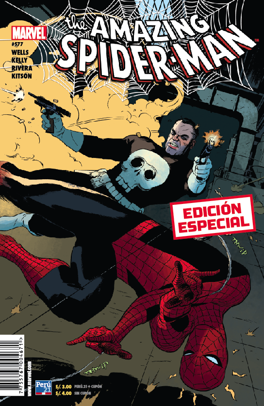 The Amazing Spiderman 577, más páginas mismo precio