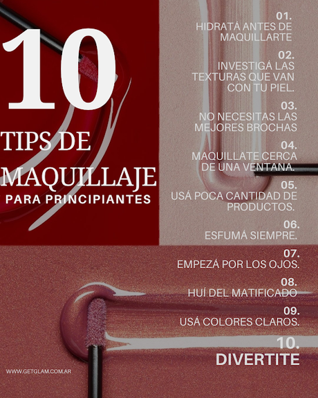 maquillaje  para looks Makeup para principiantes rutina rápida tips Tutorial paso a paso errores comunes cómo aplicar correctamente la base