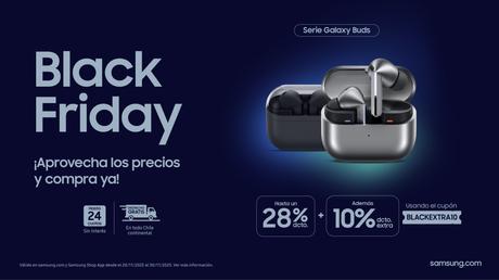 Black Friday Samsung.com se extiende hasta 03 de diciembre con promociones con un 10% extra